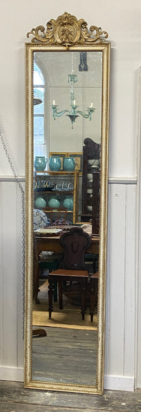 Very Tall French Gilt Mirror