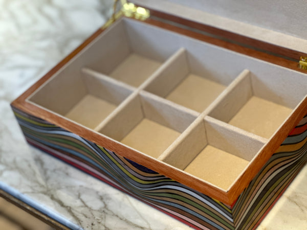 Large Marquetry Jewellery Box