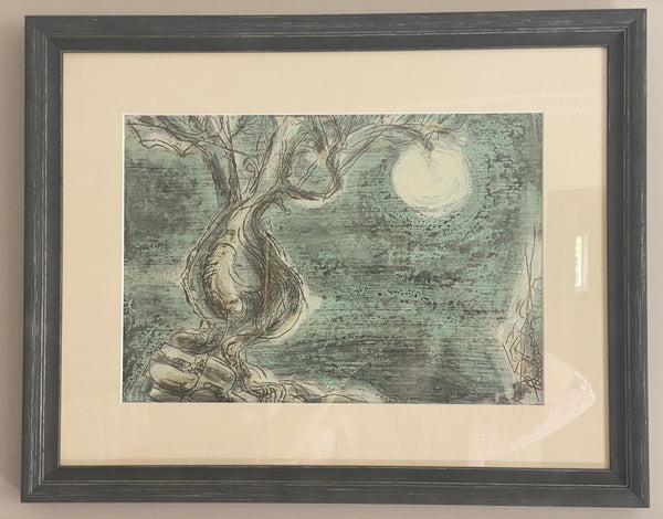 Picture ‘Full Moon’ Signed and Dated Marc Heine 1960