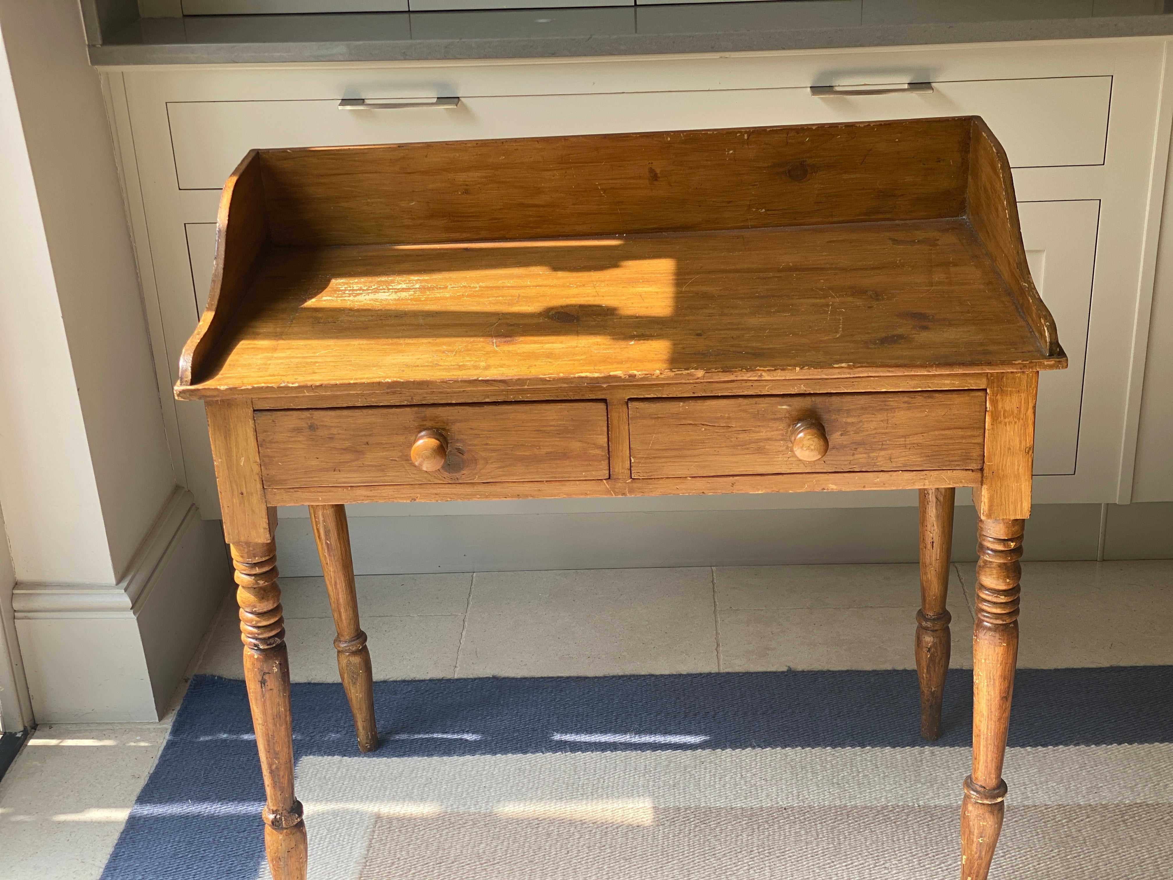 Attractive Faux Oak Washstand/ Desk