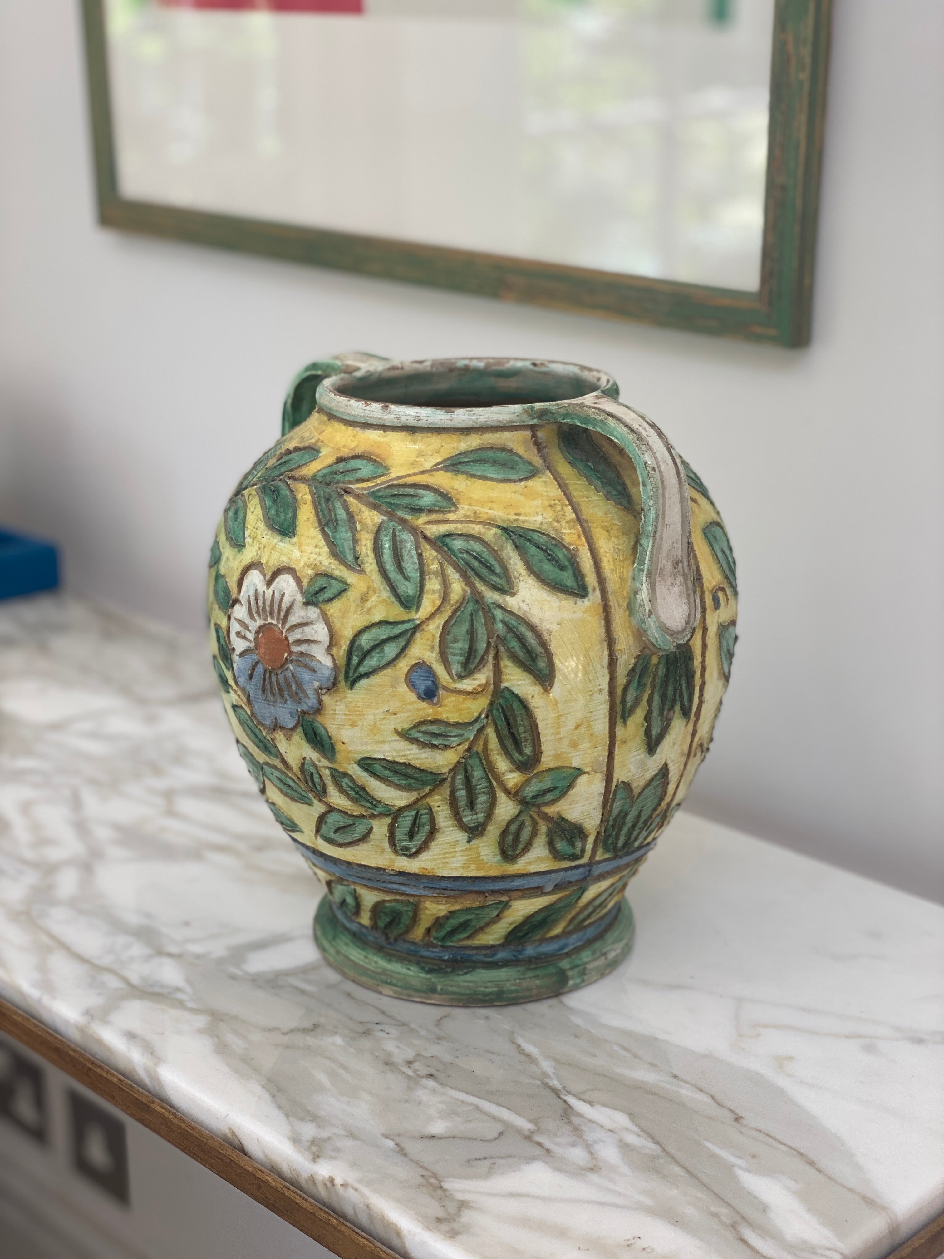 Vintage Italian Ceramic Urn