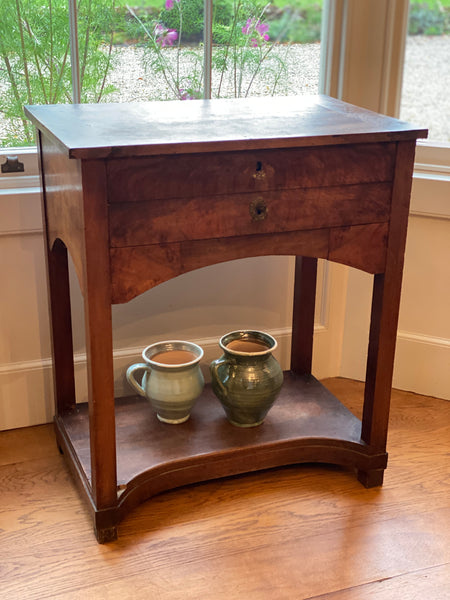 Attractive French Side Table with Storage and Drawer with lock