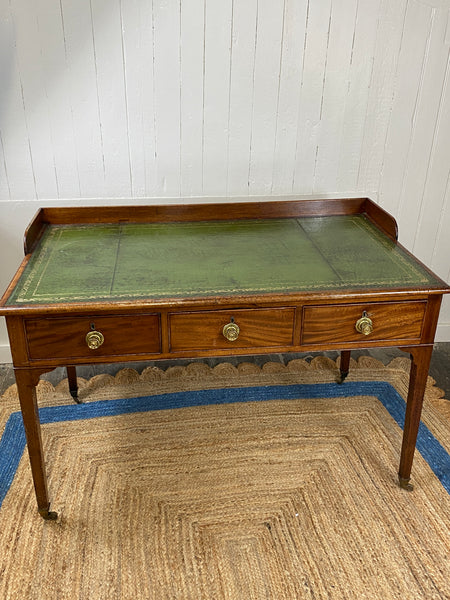 Regency Writing Desk with Leather Top