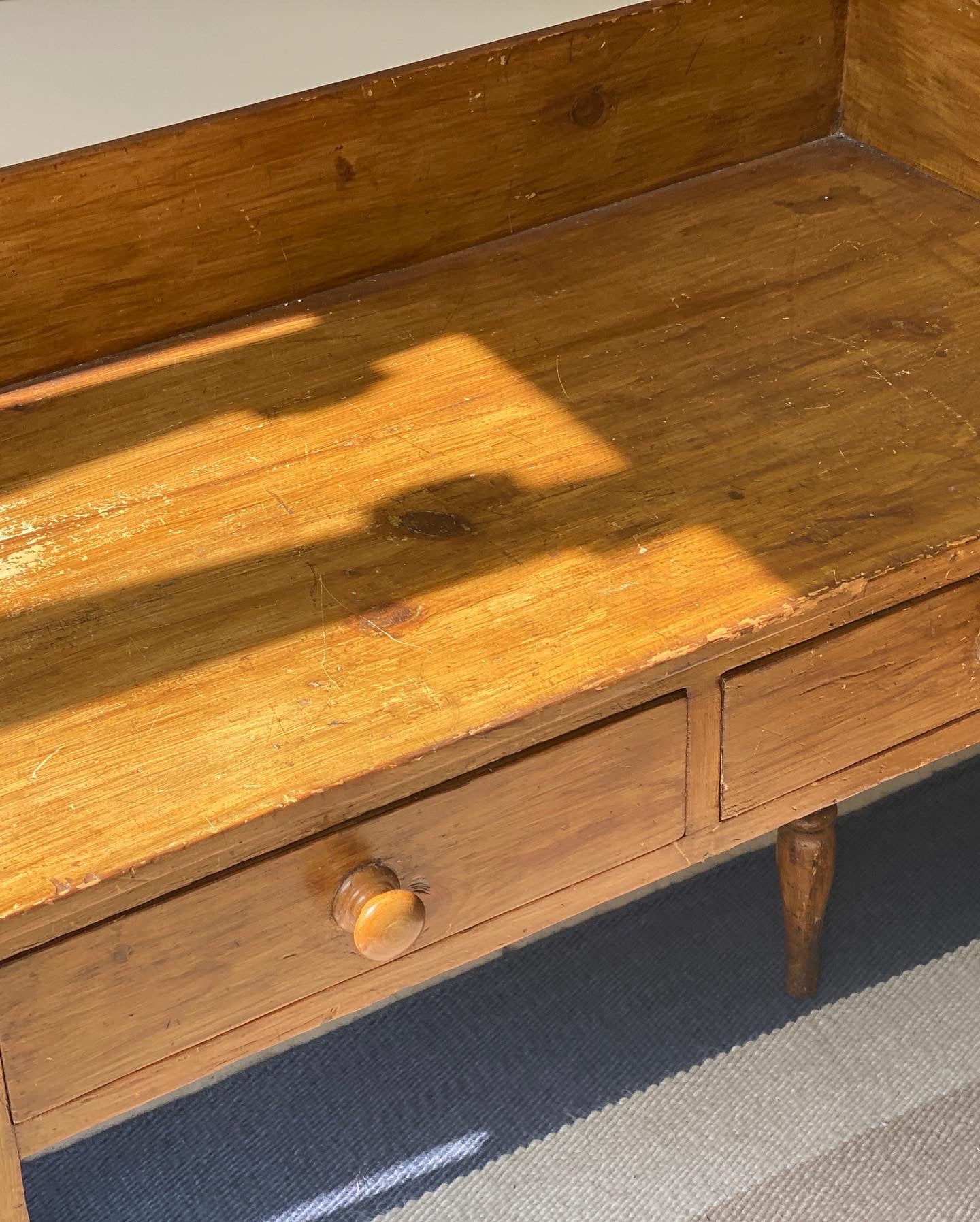 Attractive Faux Oak Washstand/ Desk