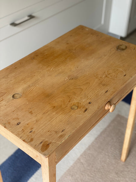 Diminutive Pine Table with lovely top