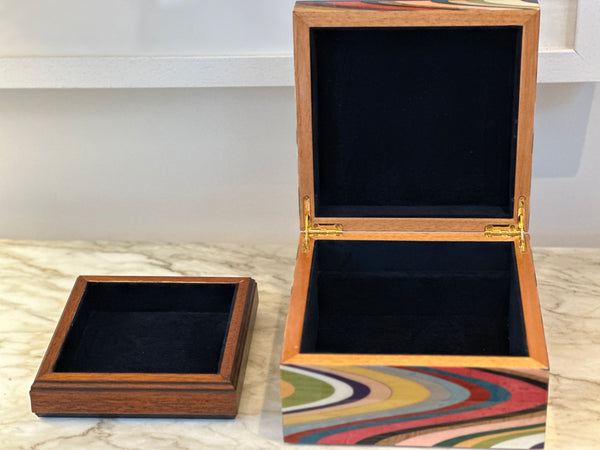 Medium Marquetry Jewellery Box