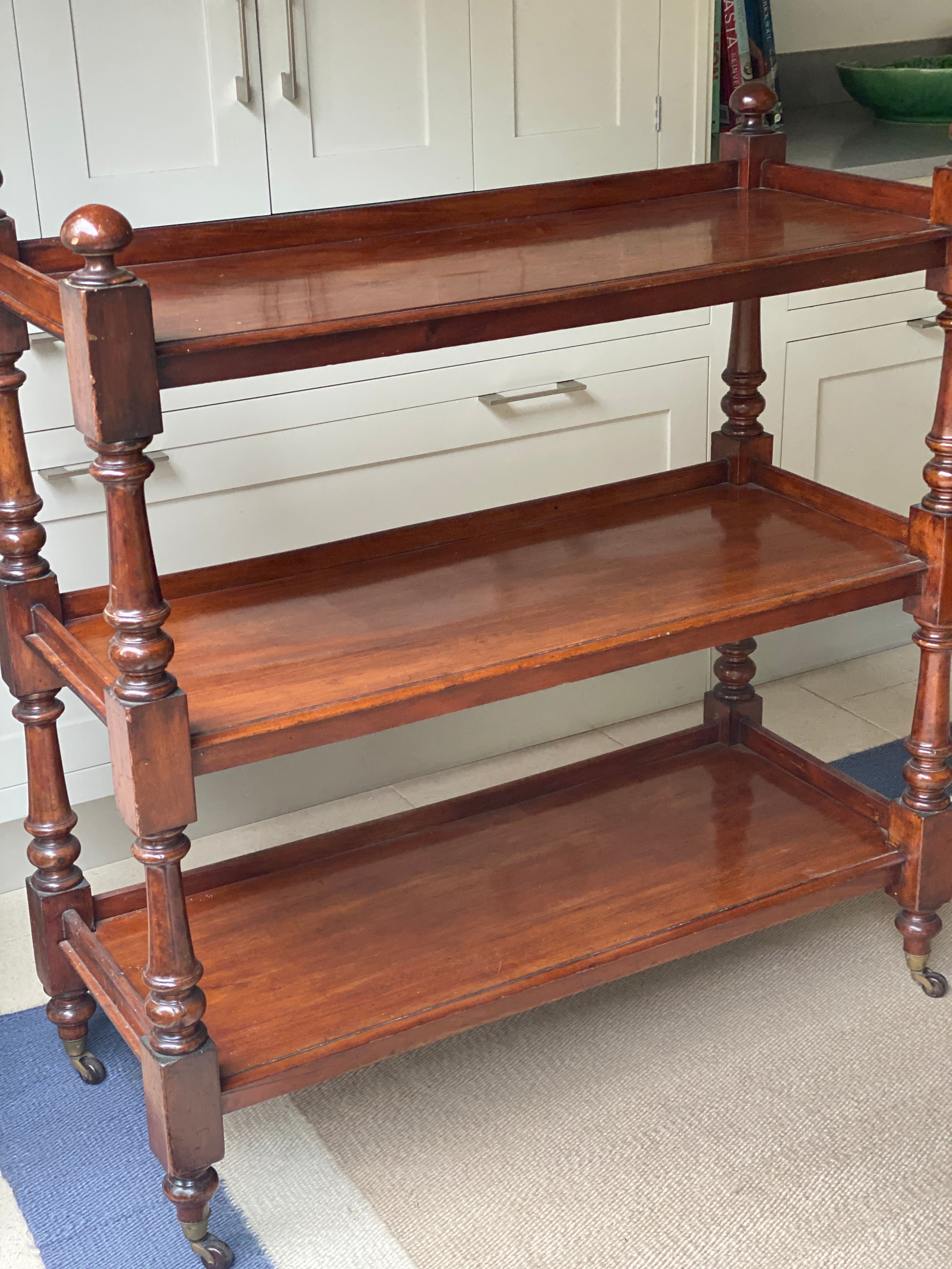 19th Century Mahogany Buffet on Castors