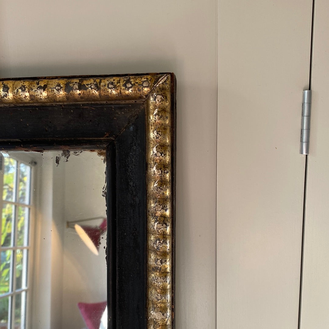 Lovely French Mirror with Gilt Bobbin Edge