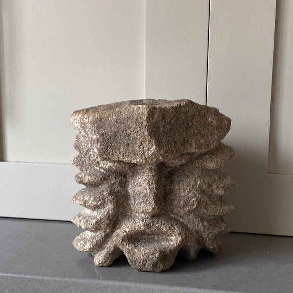 Very Early Stone Carving of Green Man