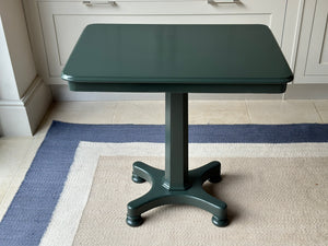 Small Charming Pedestal Table in Studio Green Gloss by F&B