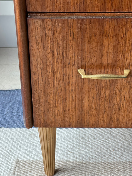 SALE* Tall Teak Chest of Drawers by Lebus Link