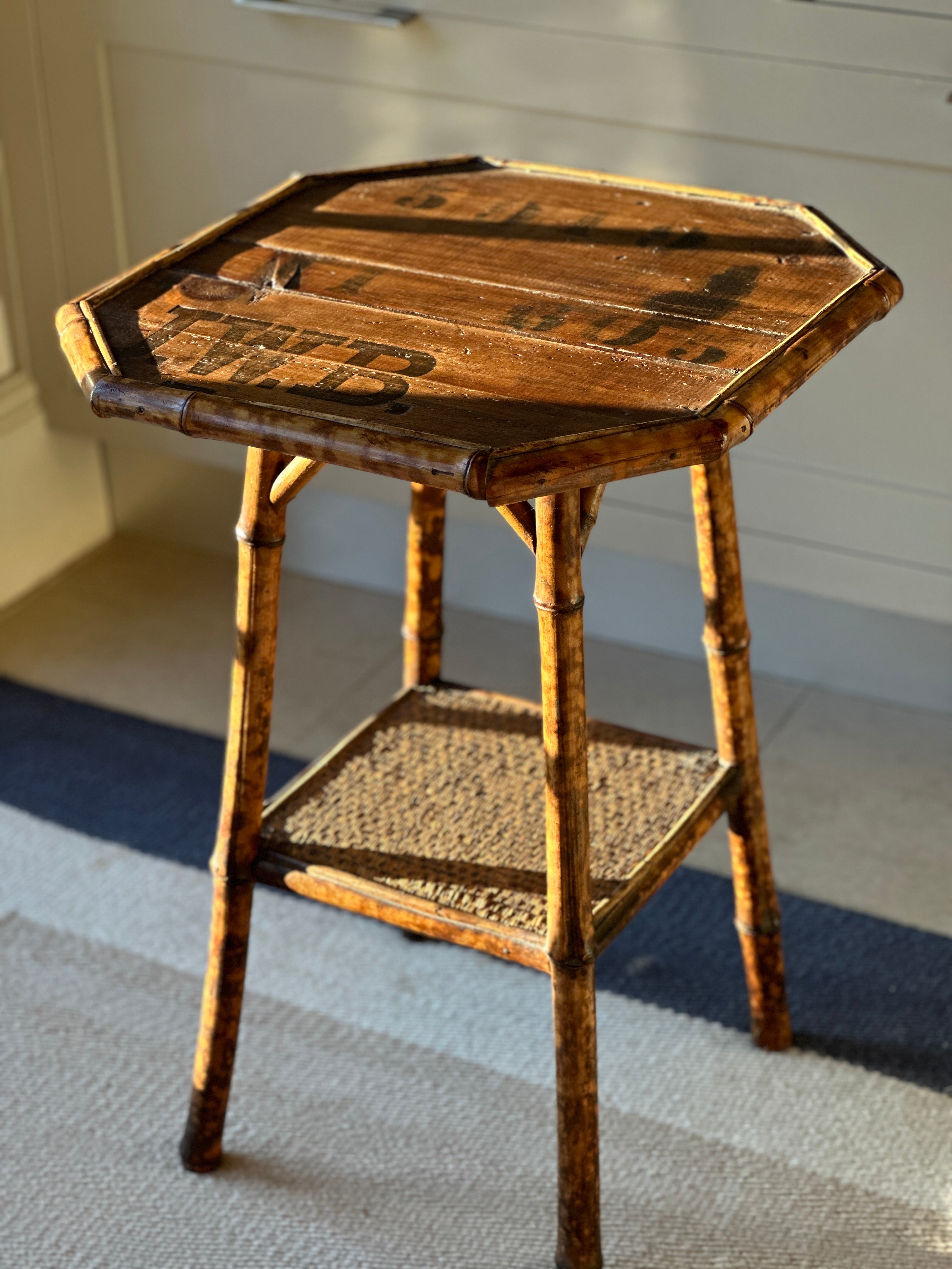 Sturdy Bamboo Plant Table