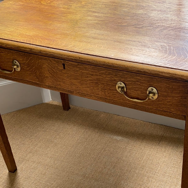 Pretty Honeyed Oak Vintage Desk