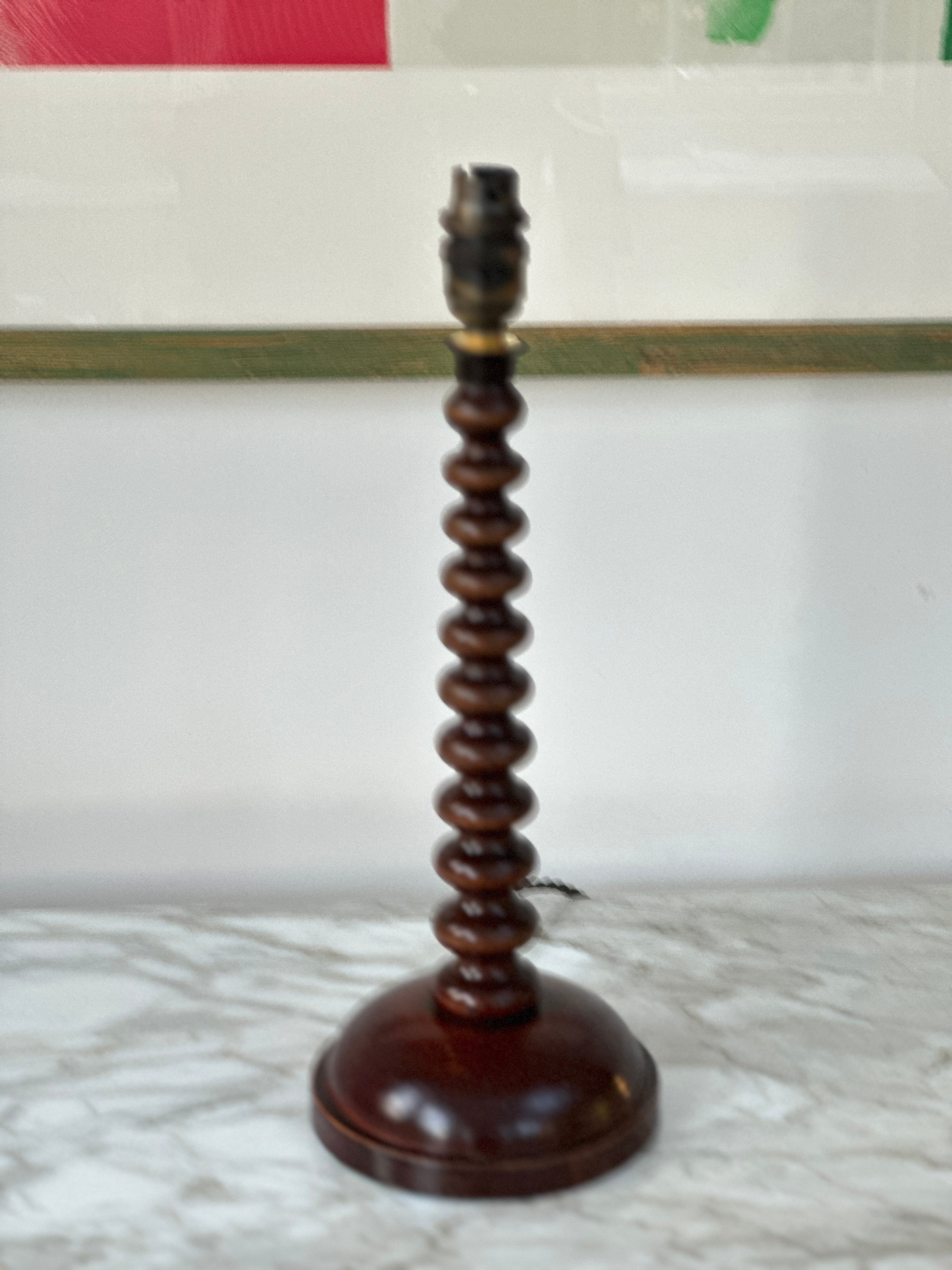 Lovely Bobbin Turned Table Lamp