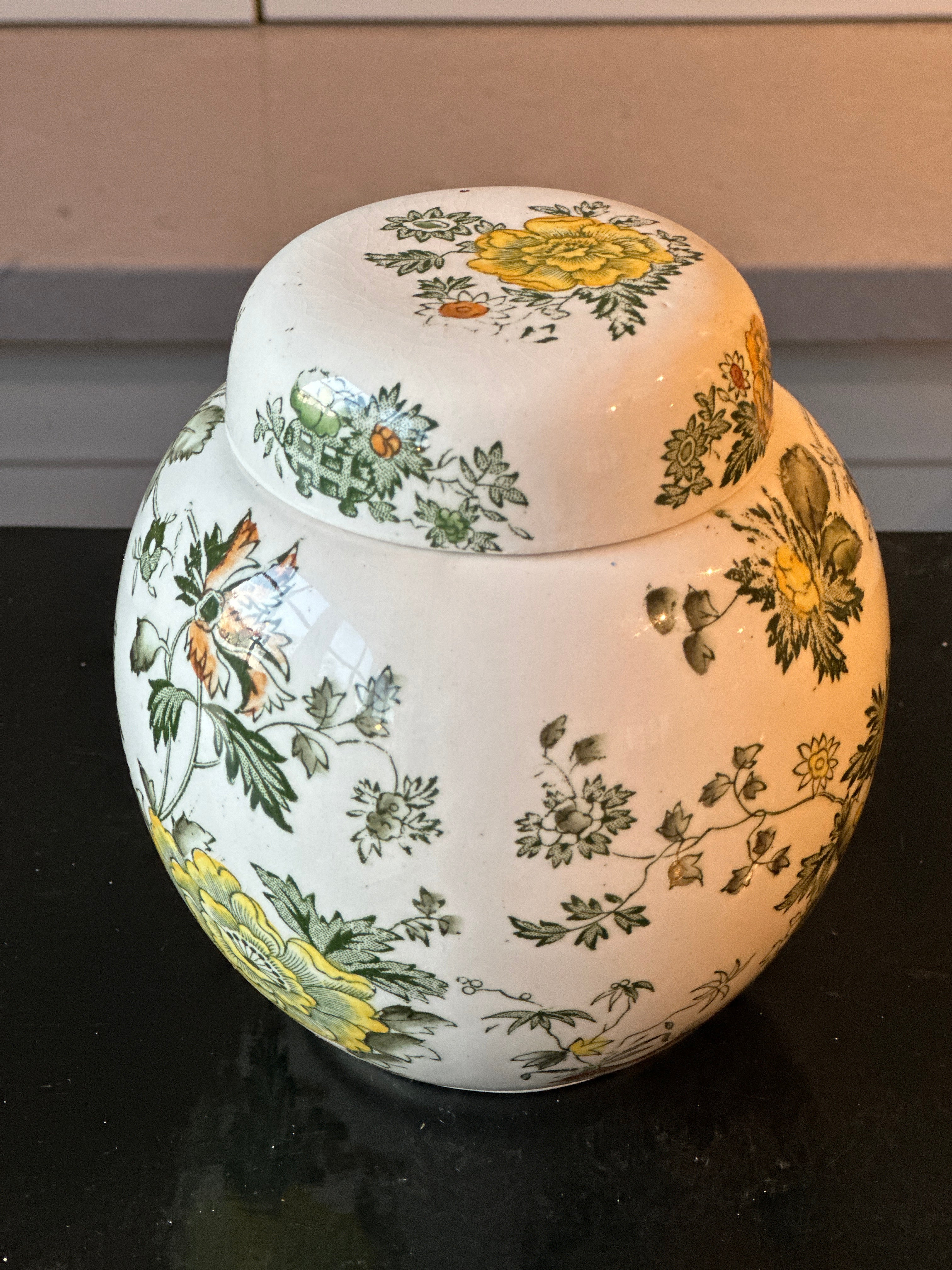 Small Masons Ginger Jar Manchu Pattern