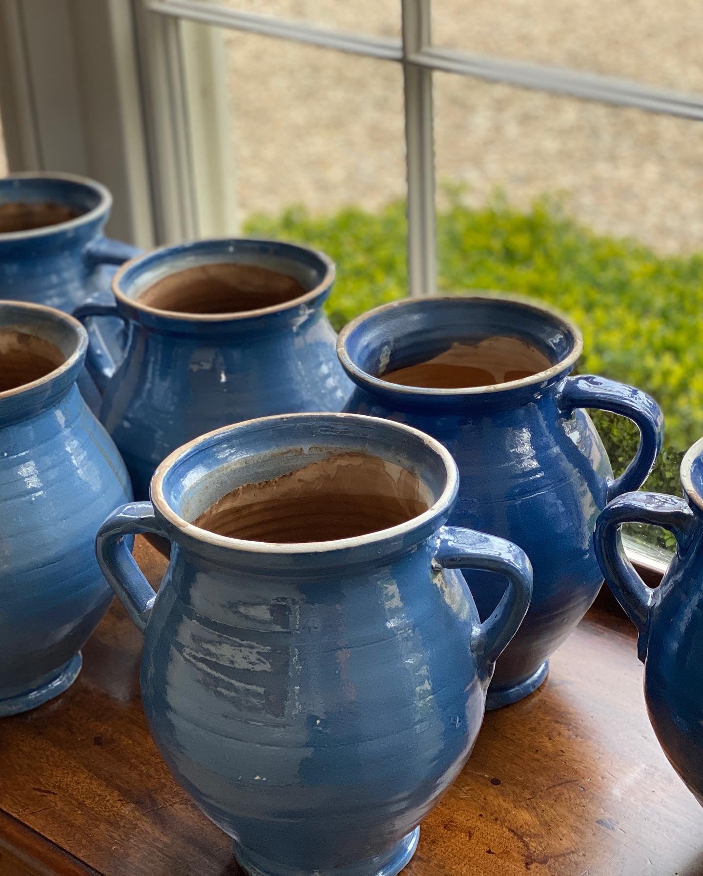 Large Vintage Hungarian Jugs/Urns -  Dark Blue