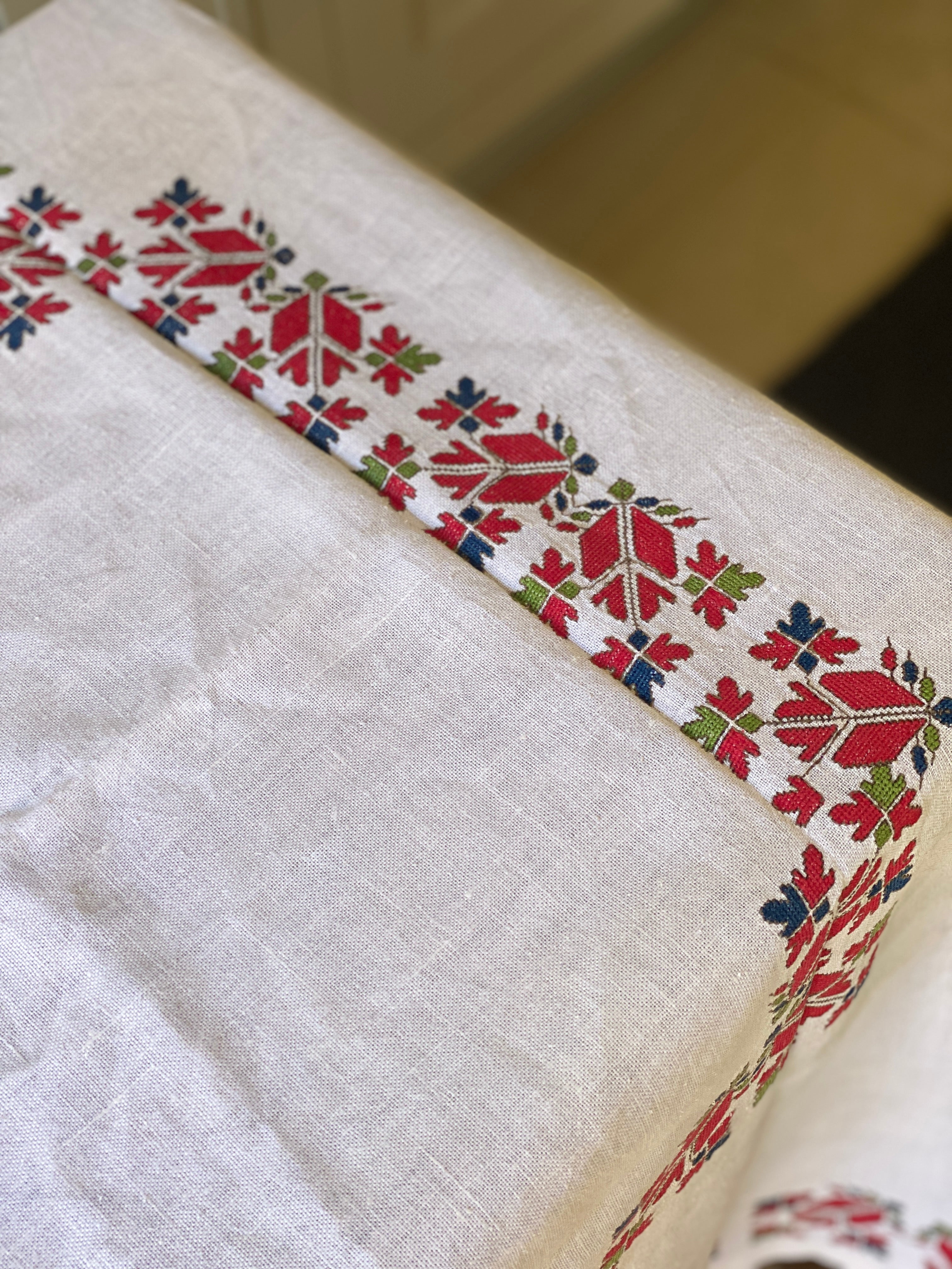 Vintage Hungarian Embroidered Cloth