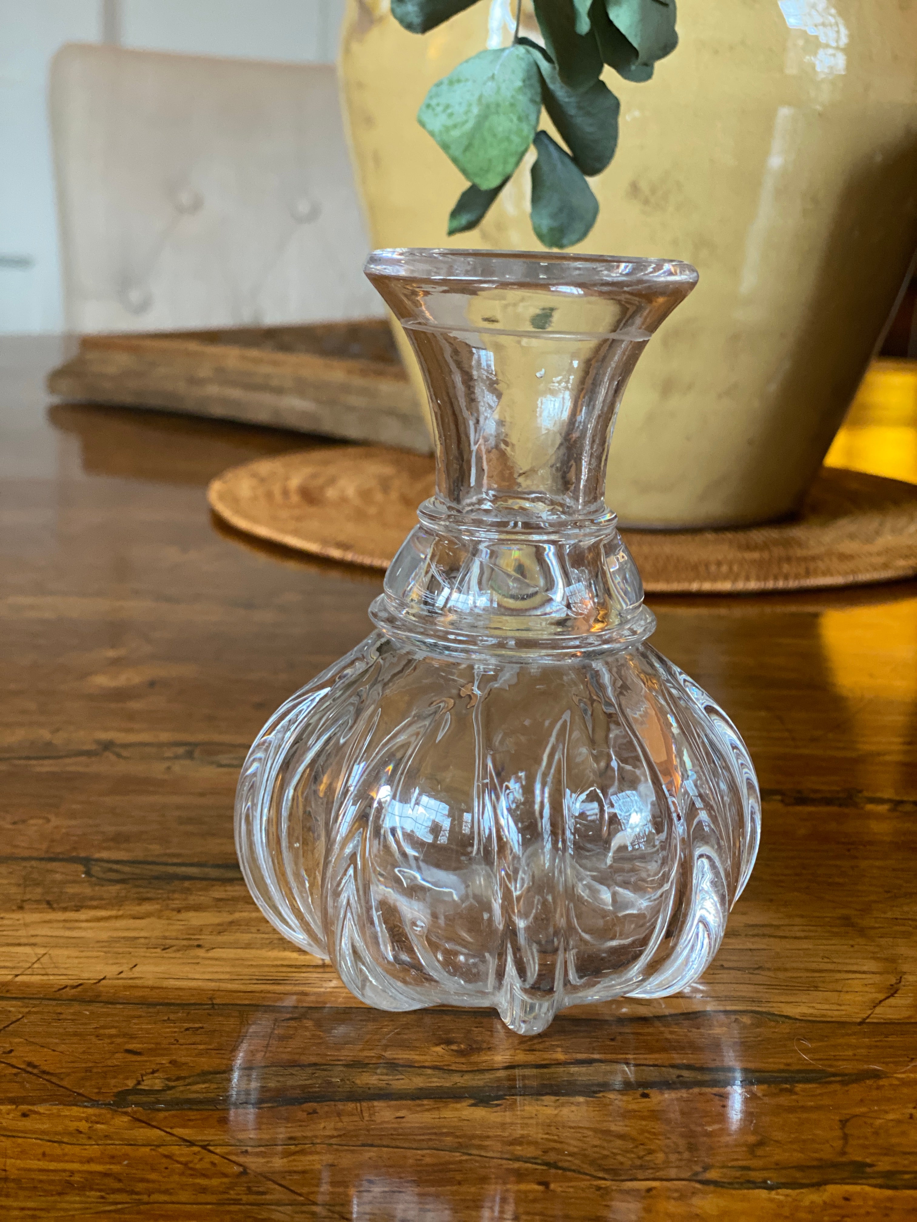 Large Cut Glass Spirit Measure