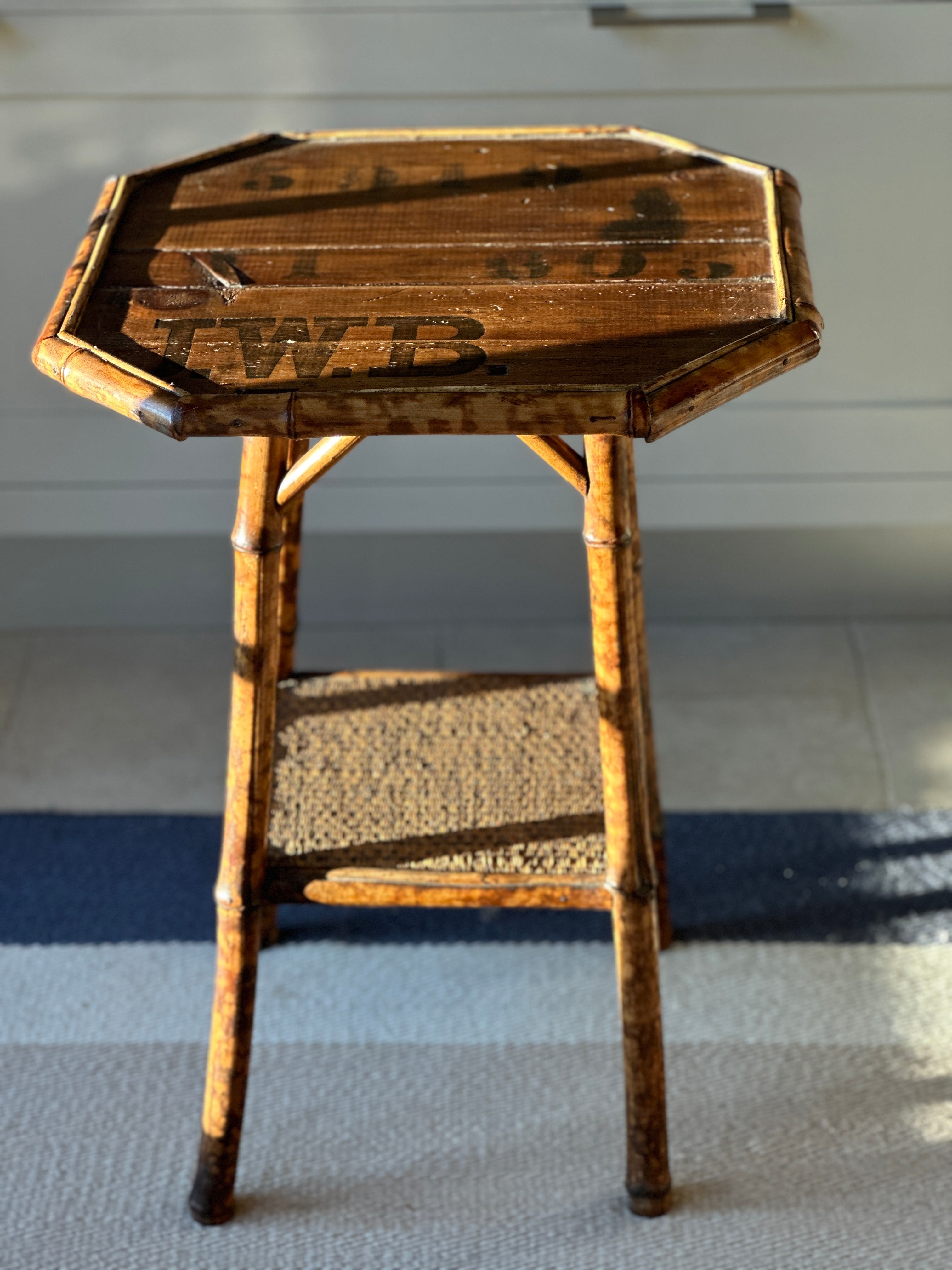 Sturdy Bamboo Plant Table