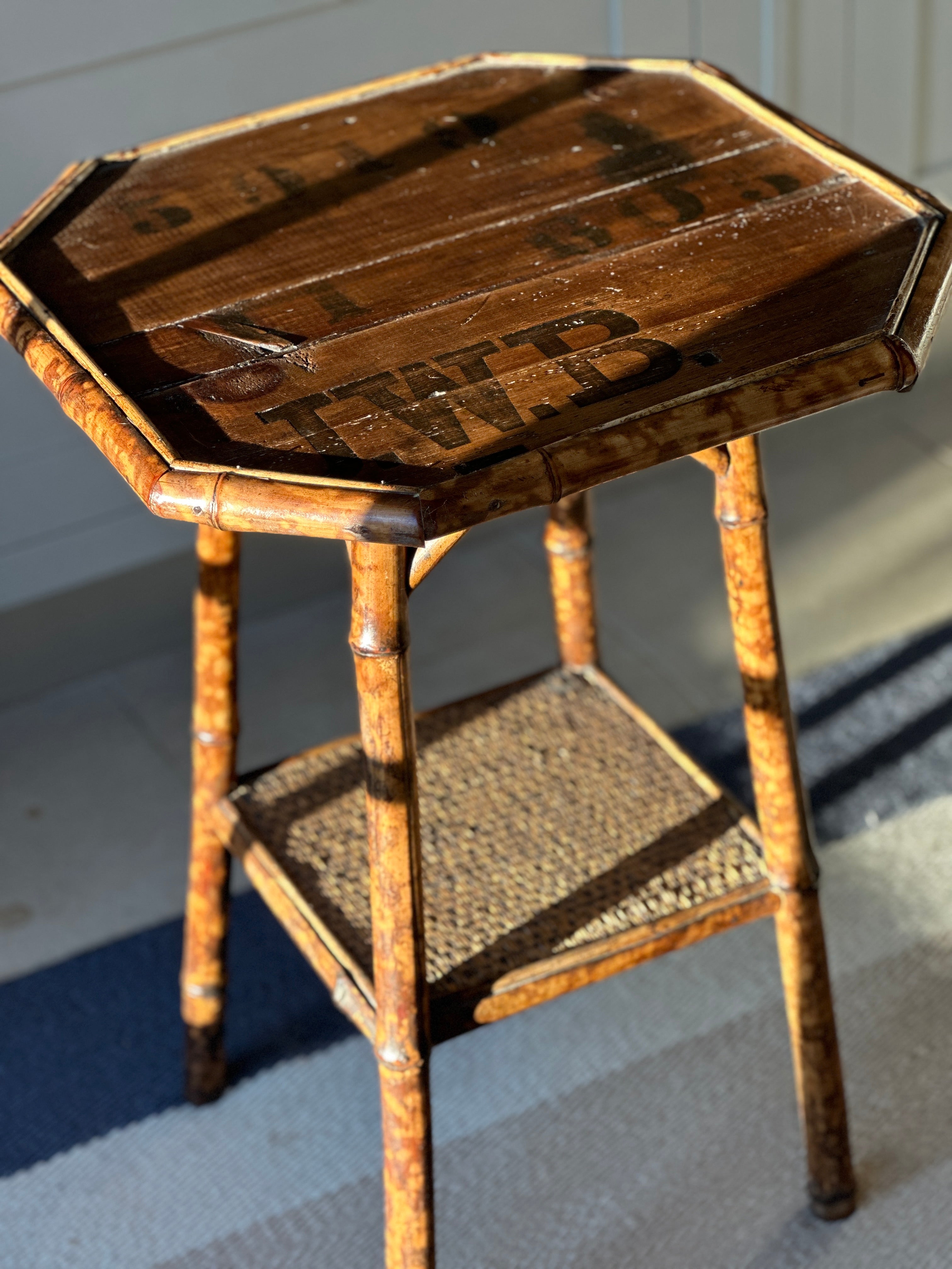 Sturdy Bamboo Plant Table