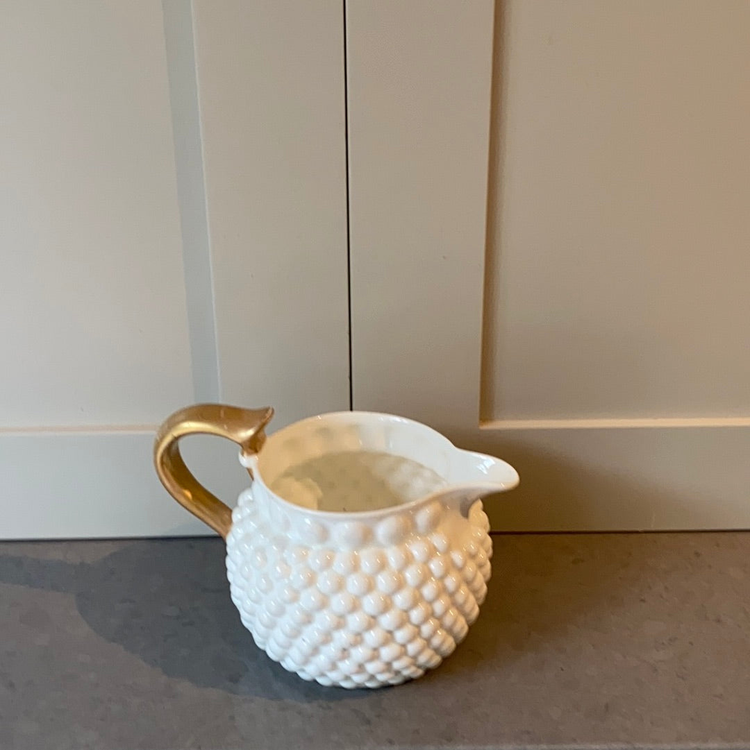 White China Bobble Milk Jug