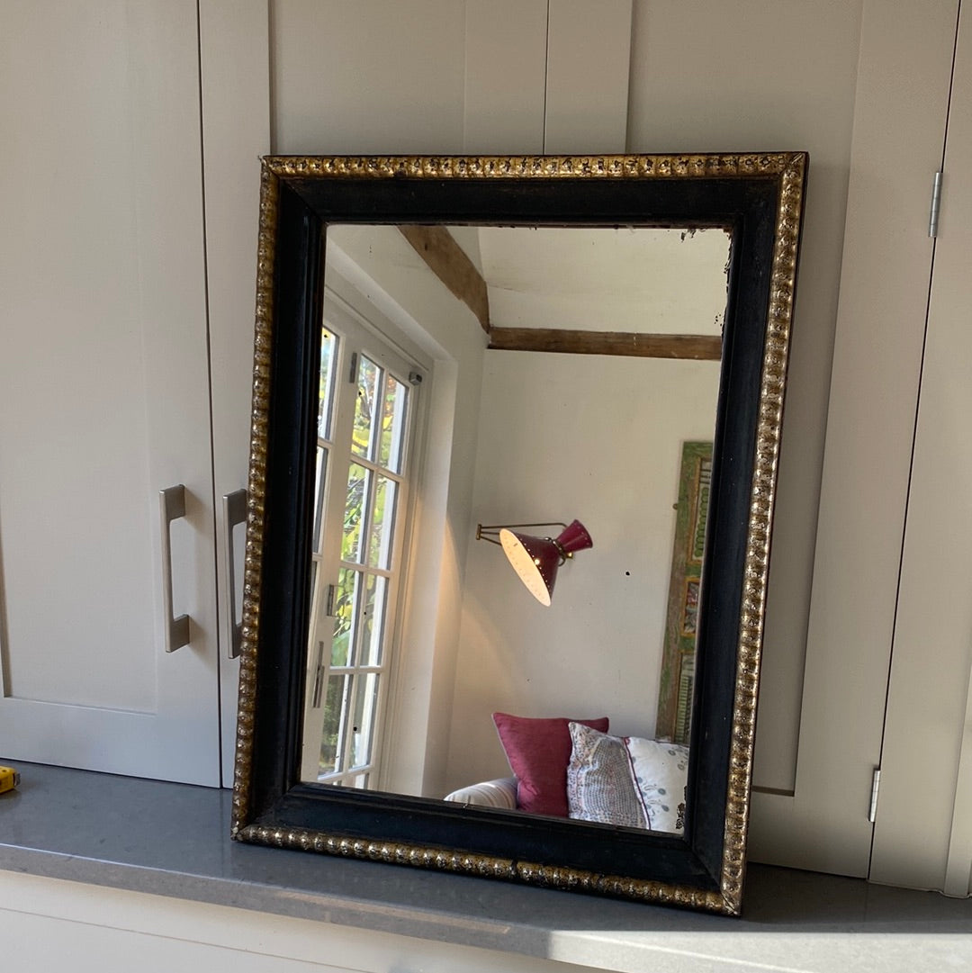 Lovely French Mirror with Gilt Bobbin Edge