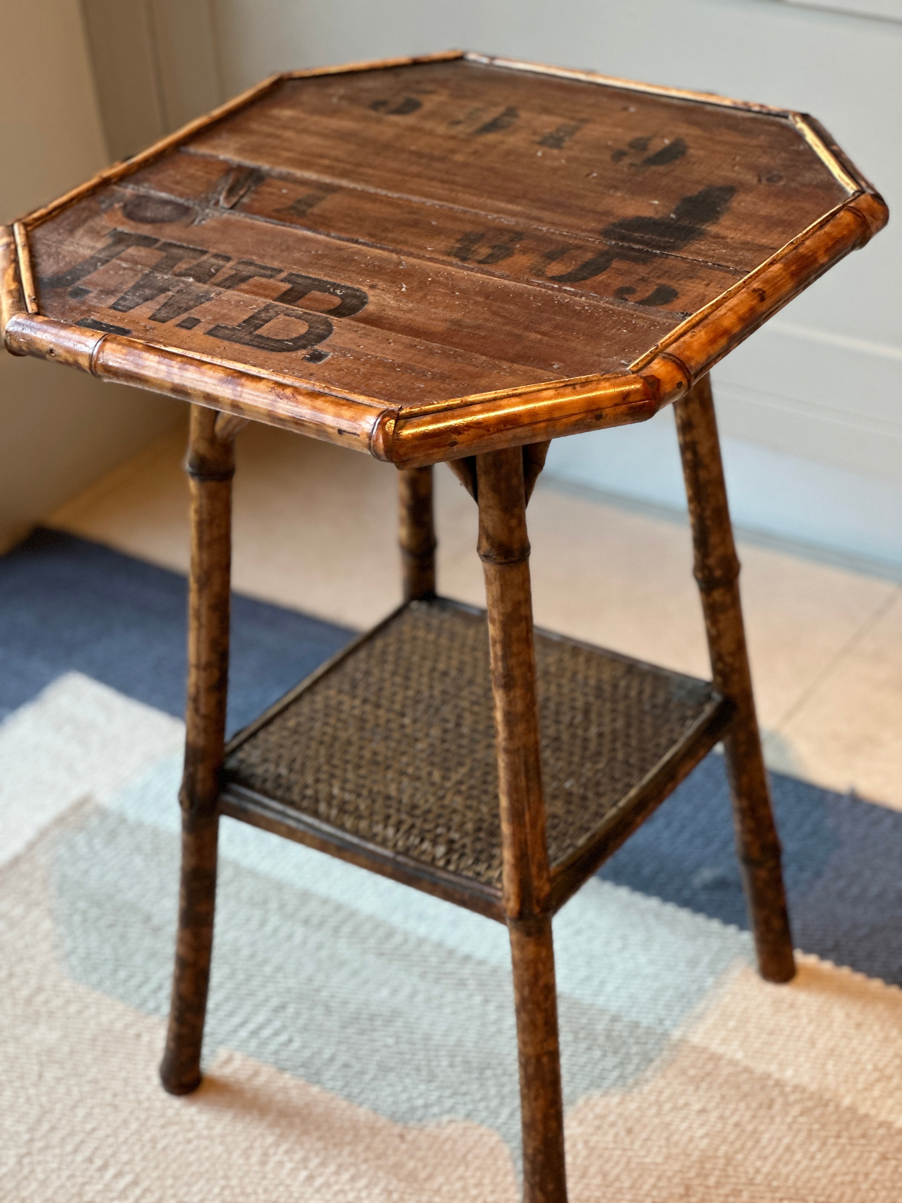 Sturdy Bamboo Plant Table