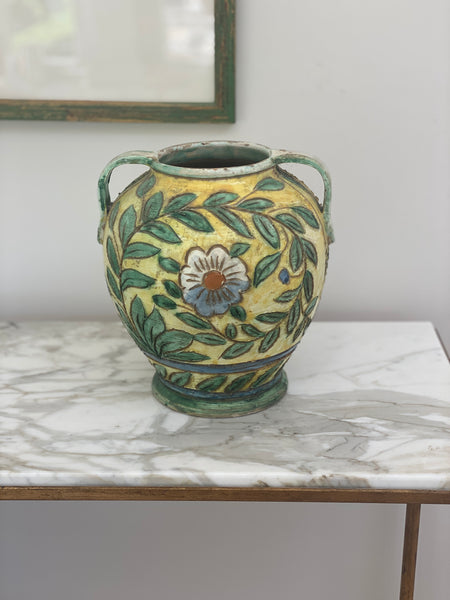 Vintage Italian Ceramic Urn