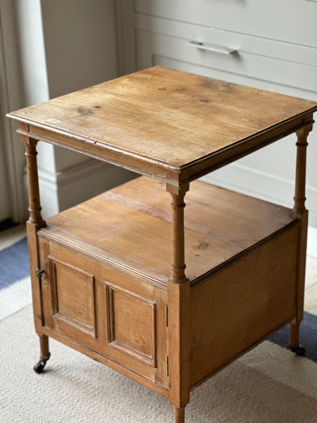 Vintage Pine Table on Castors