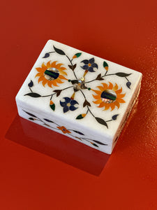 Decorative Agra Marble Inlay Box