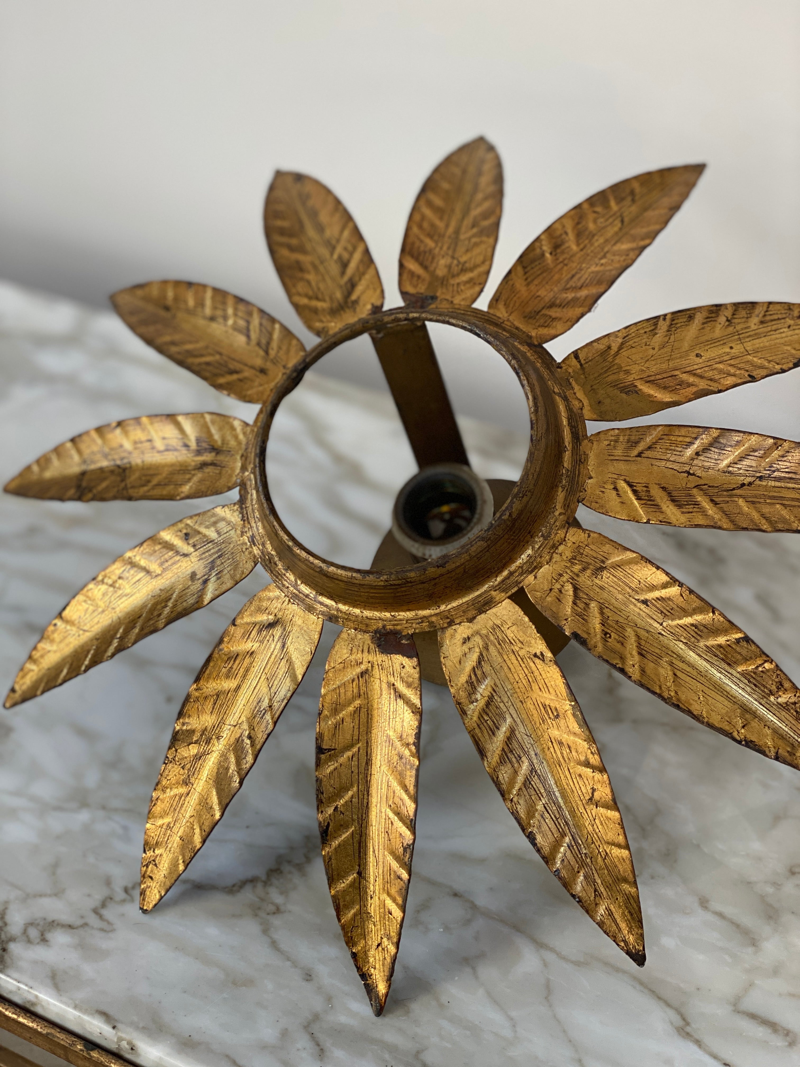 Spanish Mid-Century Ceiling Light