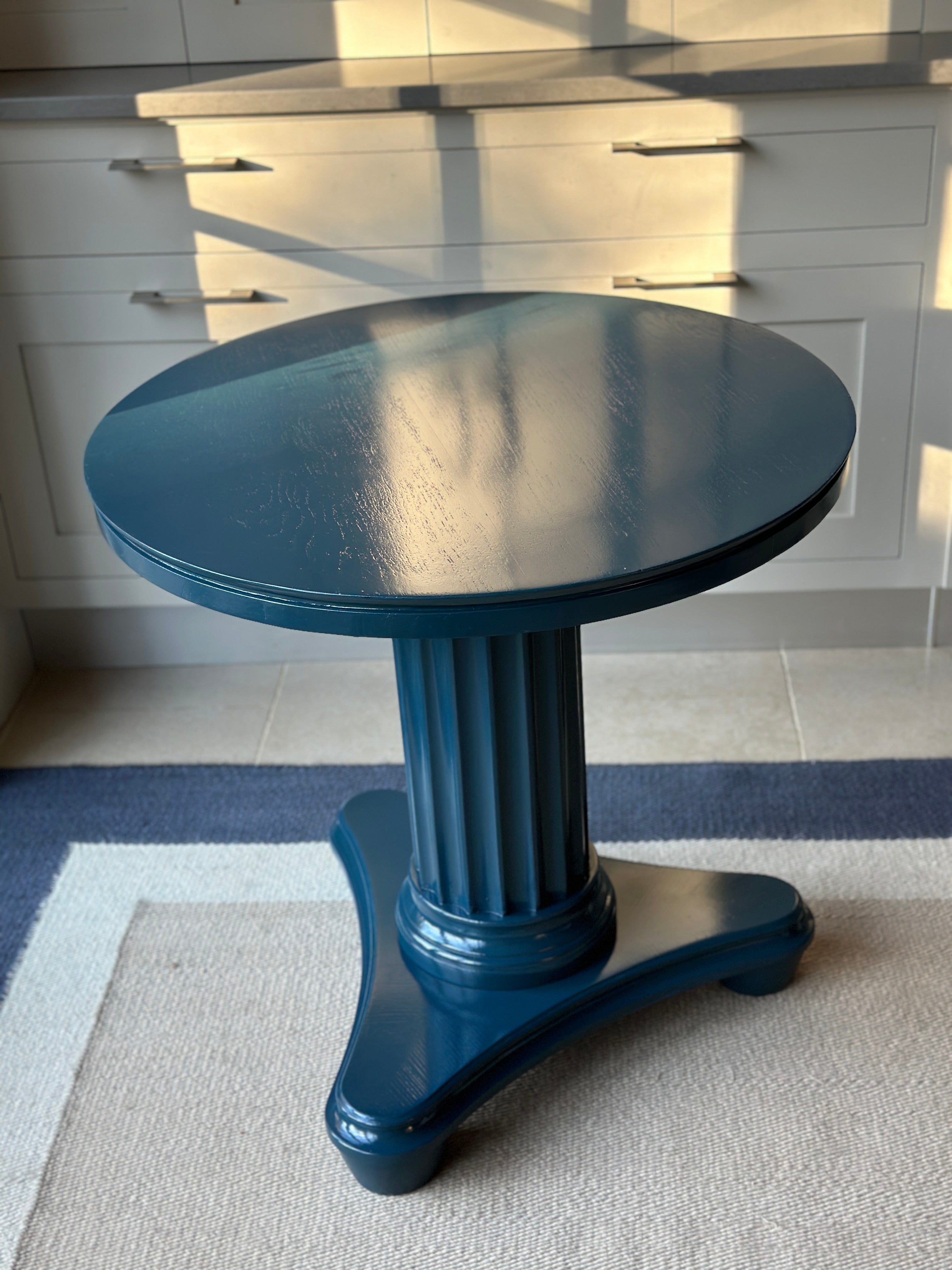 George IV Style Table in F&B Hague Blue