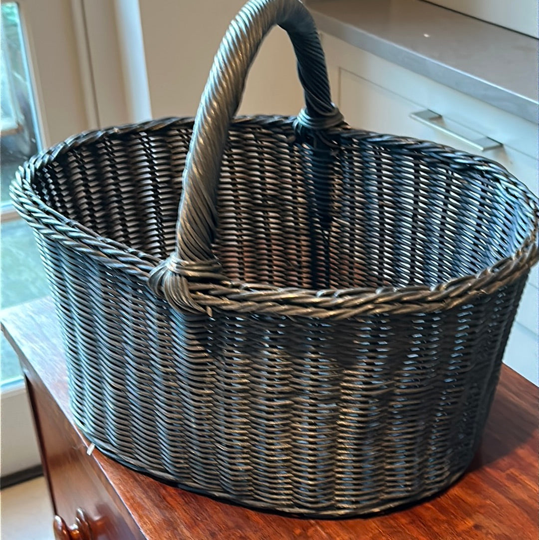 Black Handled Basket