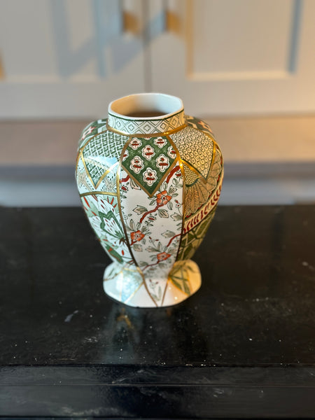 Mason Ironstone Tea caddy ‘Applique’