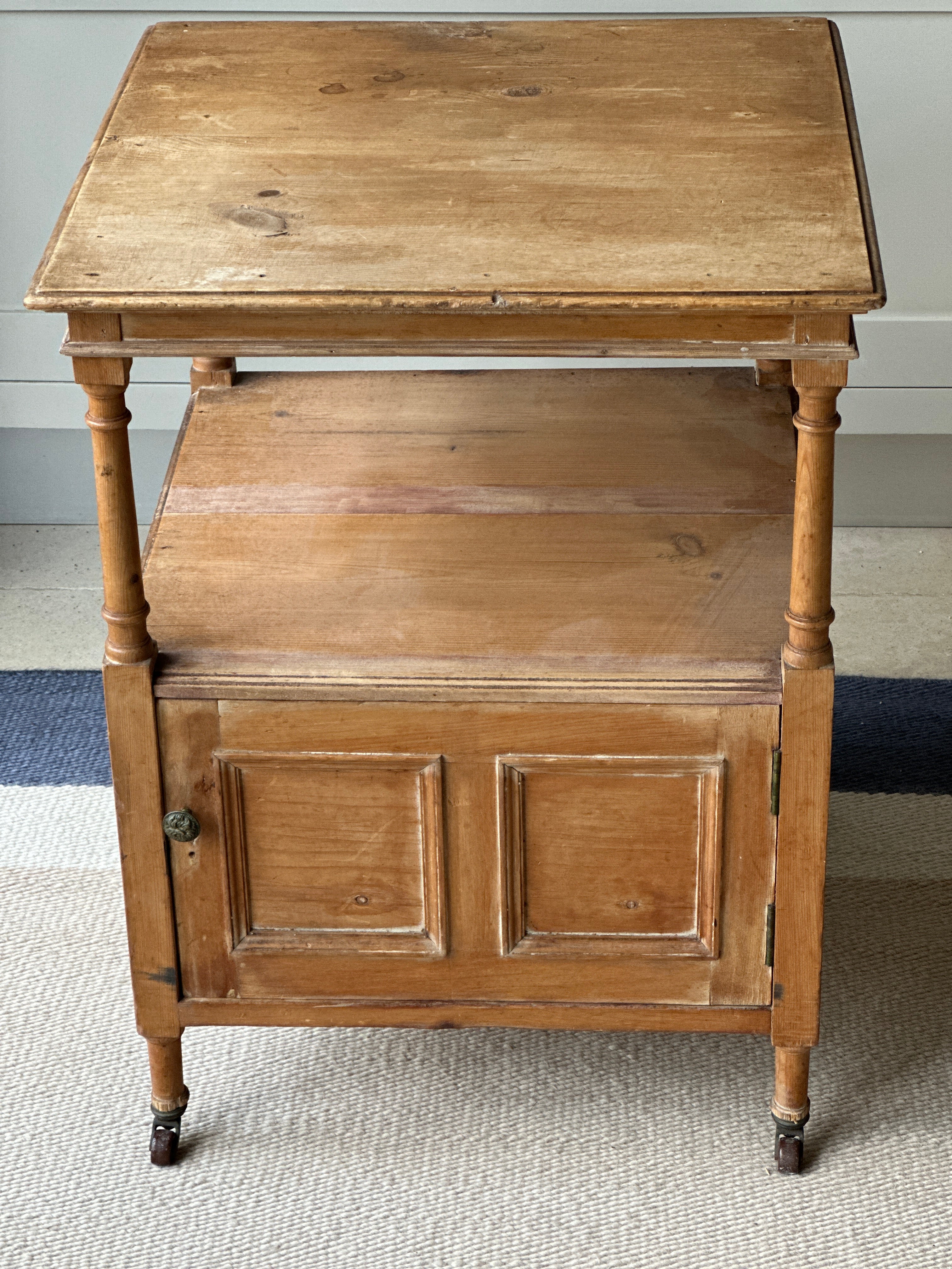 Vintage Pine Table on Castors