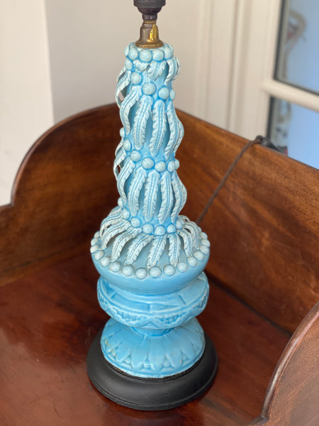 Vintage Pale Blue Casa Pupo table lamp