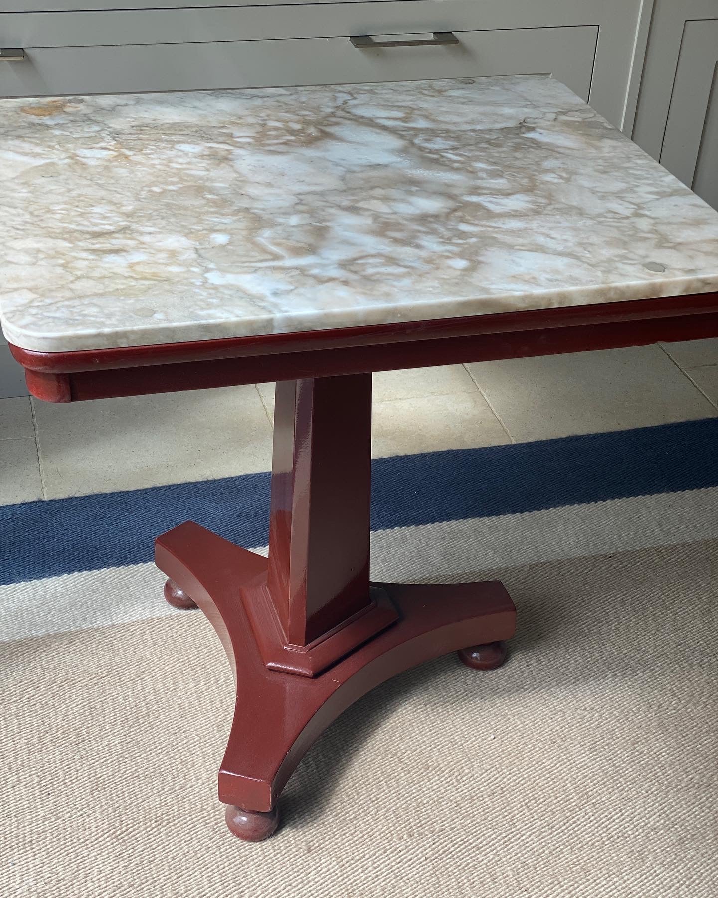 Attractive Marble Top Tripod Table