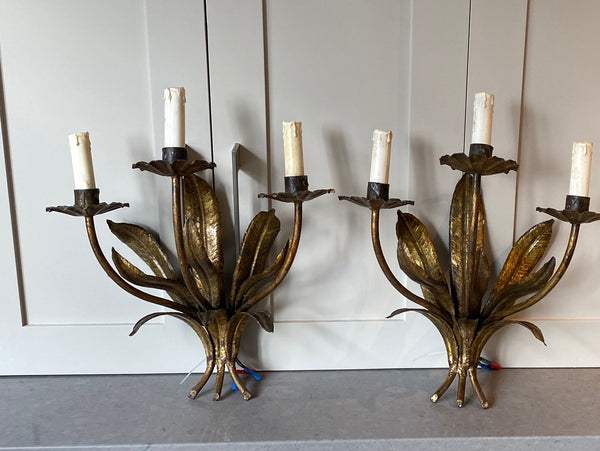 Mid-Century Spanish Wall Lights