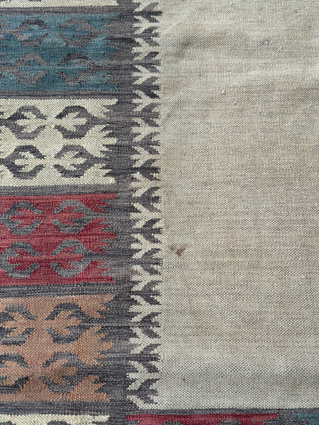 Lovely Vintage Turkish Flatweave Rug