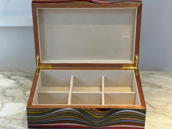 Large Marquetry Jewellery Box