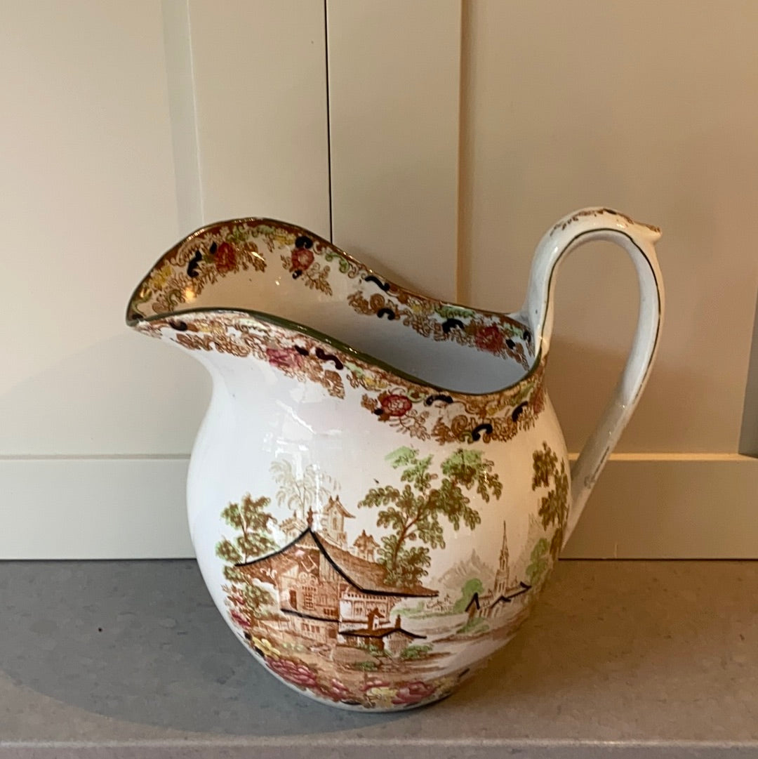 Beautiful Handpainted Victorian Water jug