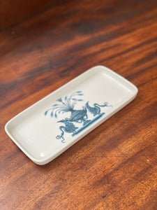 French Ceramic Plate/Desk Tidy