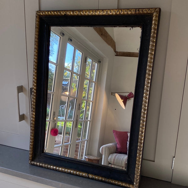 Lovely French Mirror with Gilt Bobbin Edge
