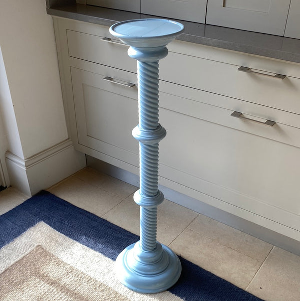 Glossy Painted Pillar Plant Stand