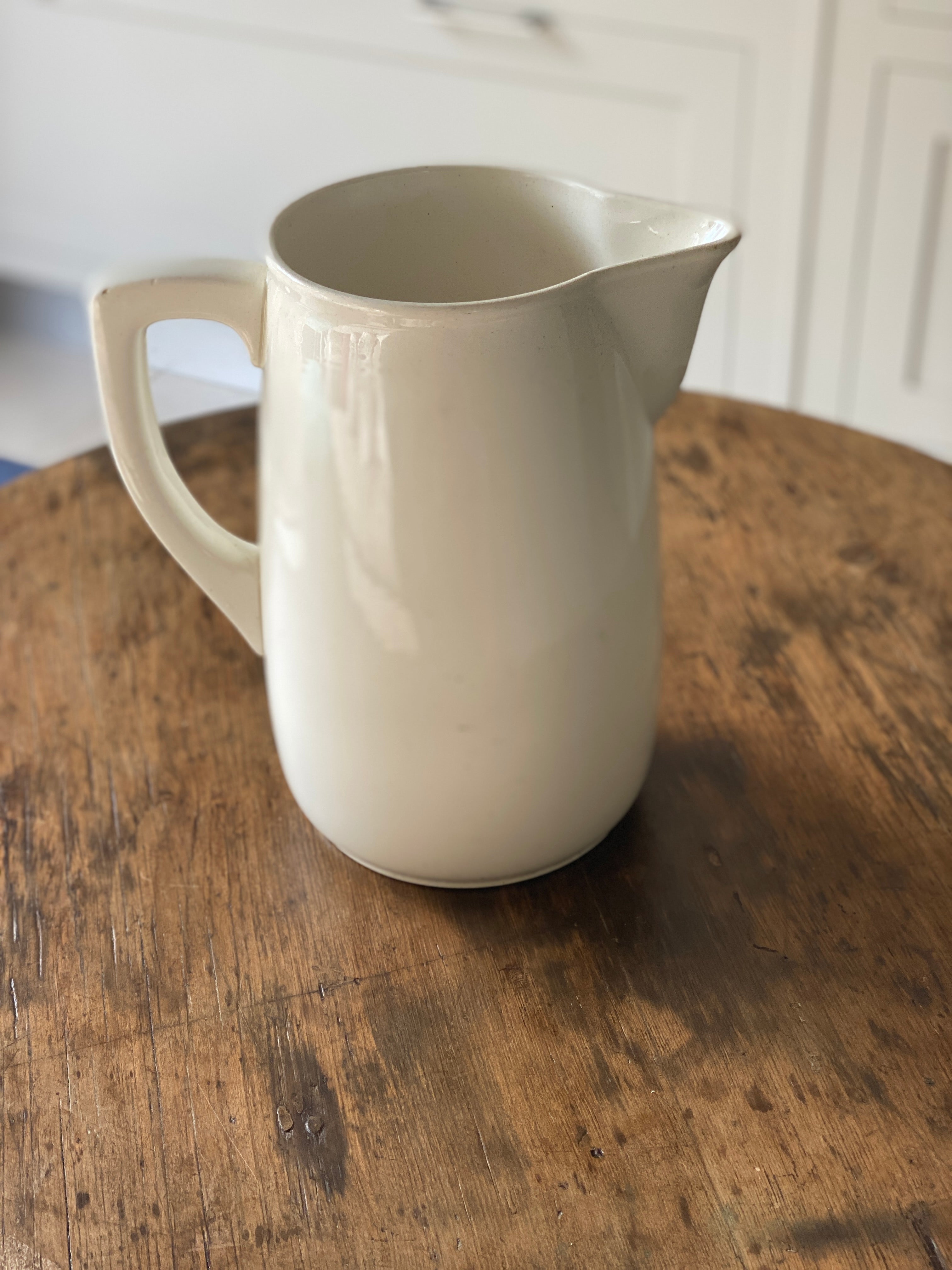 Large White Vintage Villeroy & Boch Jug