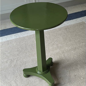 Vintage Trefoil Table in Little Green Olive Colour