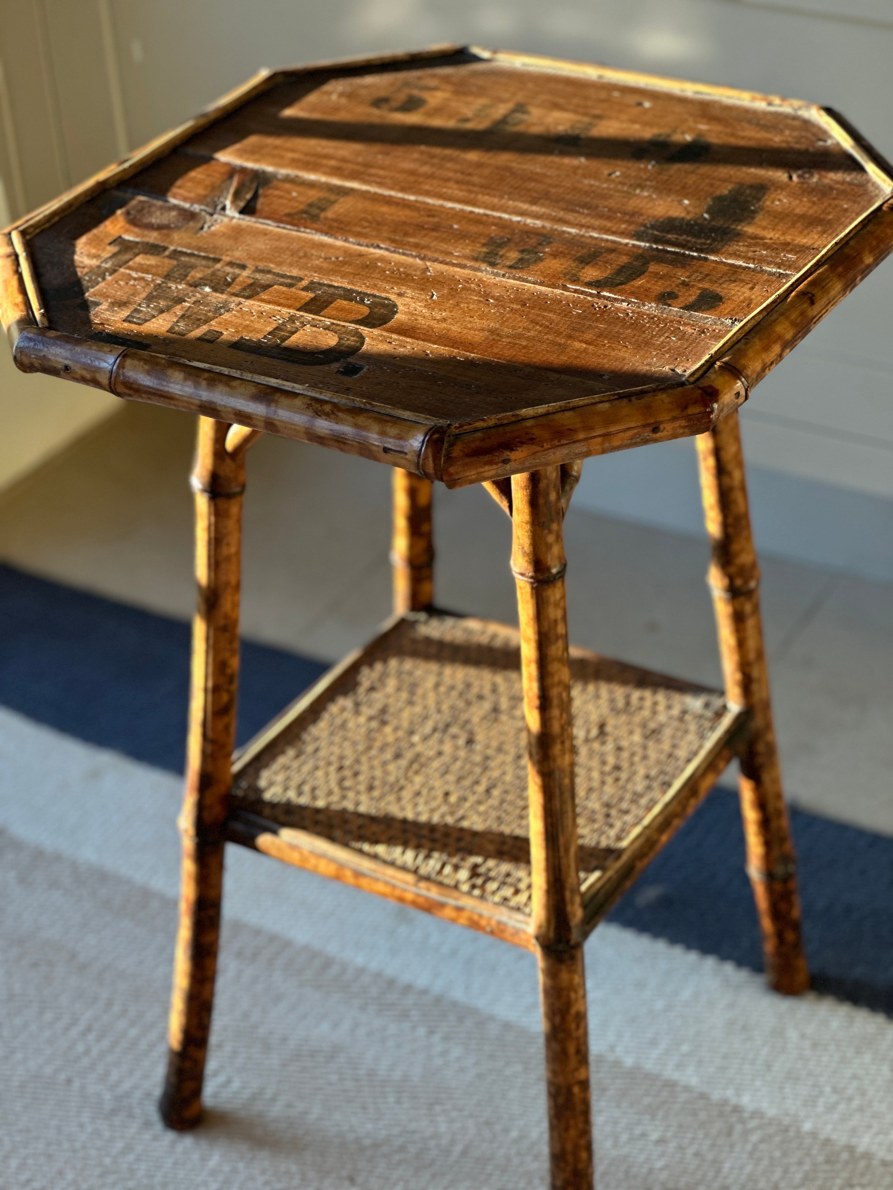 Sturdy Bamboo Plant Table