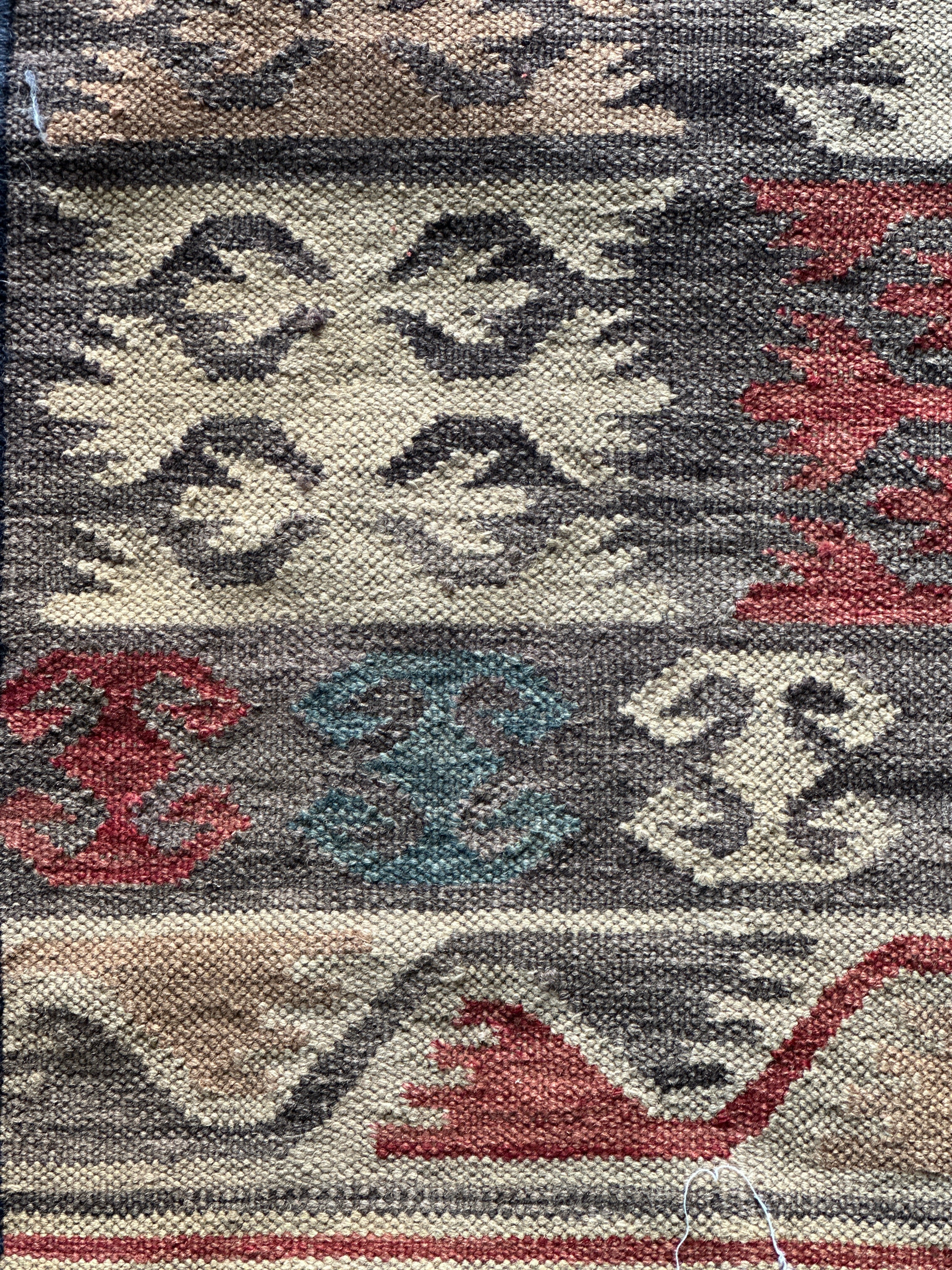 Lovely Vintage Turkish Flatweave Rug