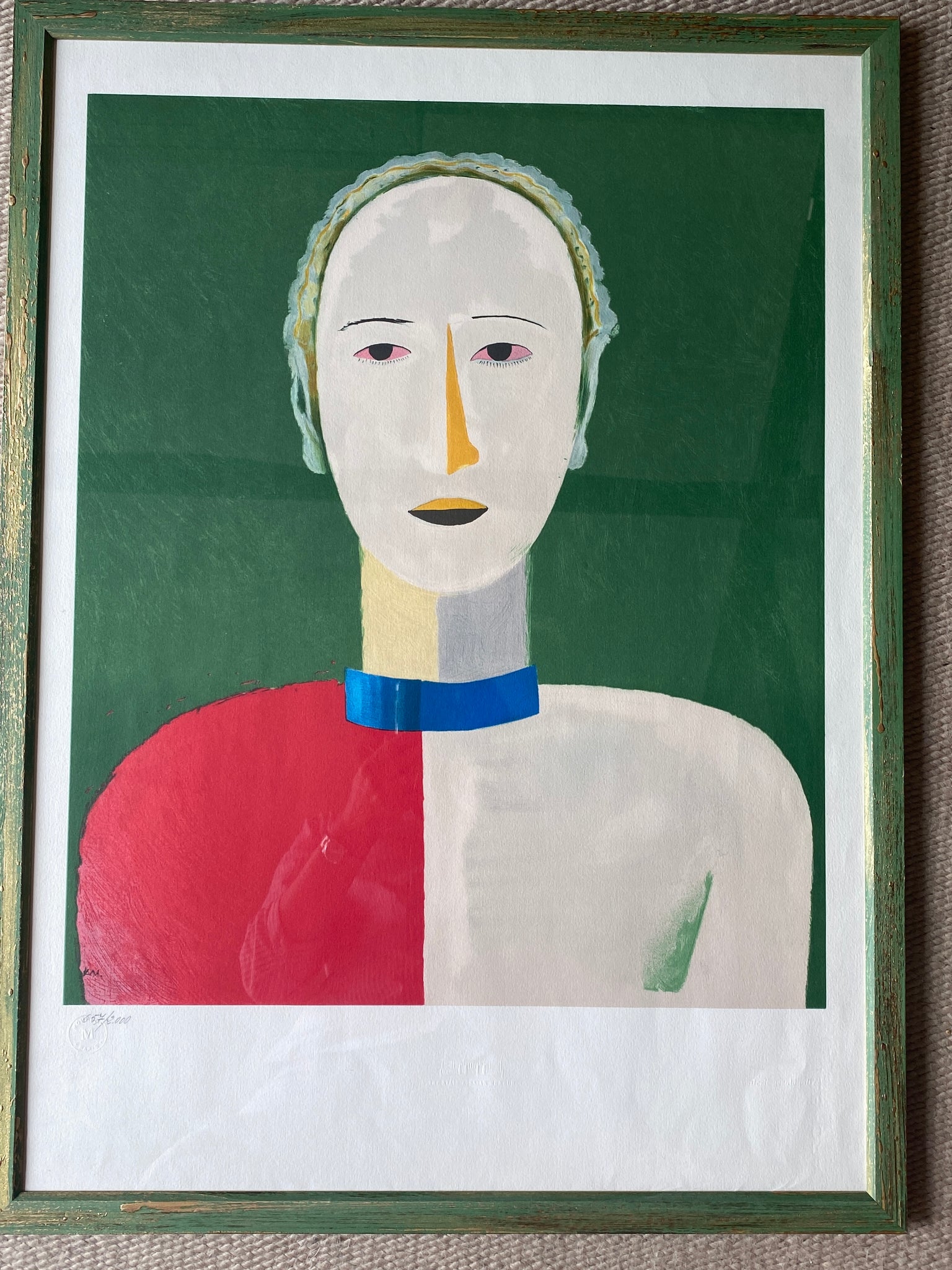 Framed Kasimir Malevich ‘Portrait of A Female’
