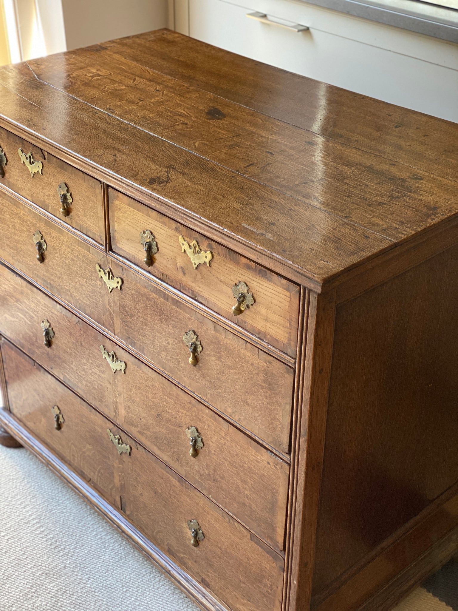 RESERVED Queen Anne English Chest of Drawers